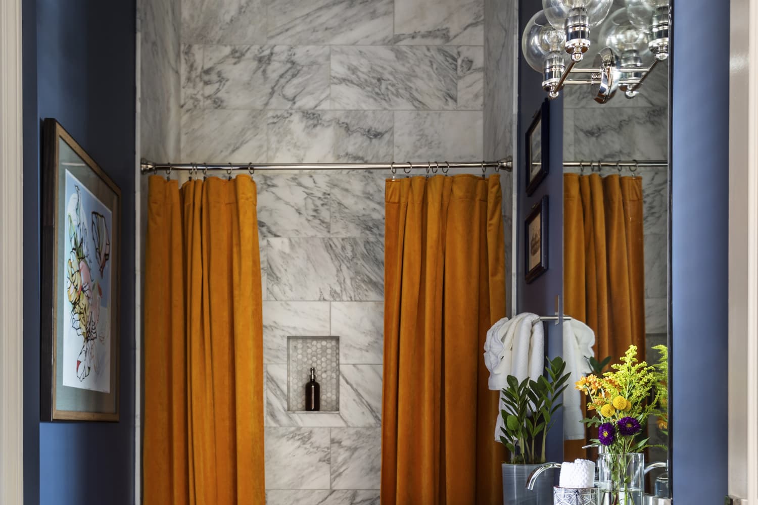 This 2, 2Minute Shower Curtain Upgrade Is So Chic Apartment Therapy